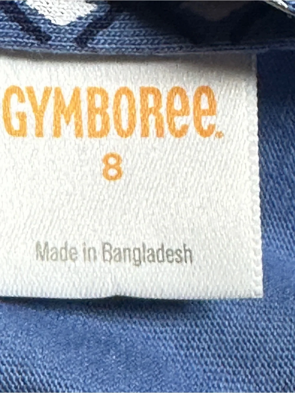 Gymboree Girls Size 8 Navy Geometric Flutter Sleeve Romper Pockets
